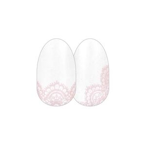 Lace The Facts Color Street White and Pink Lace Nail Wraps